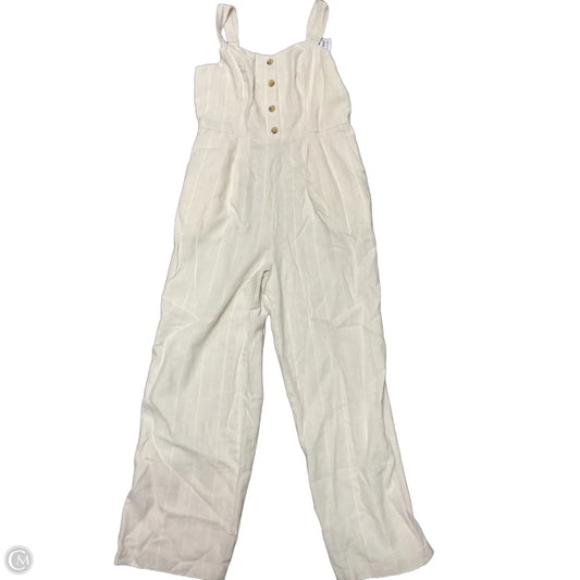 Jumpsuit By Old Navy In Cream, Size: M