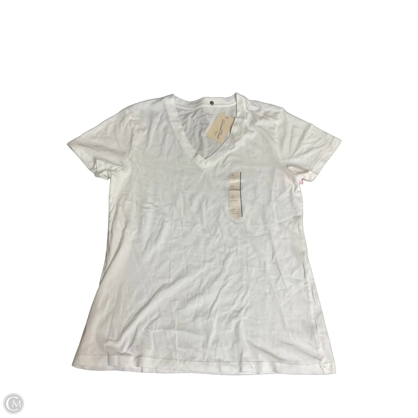 Top Short Sleeve Basic By Universal Thread In White, Size: M