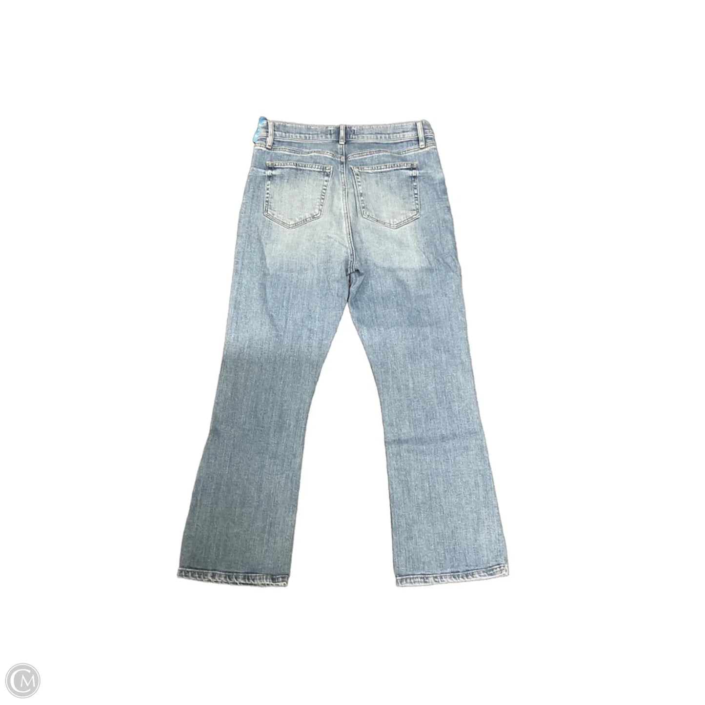 Jeans Cropped By Loft In Blue Denim, Size: 4