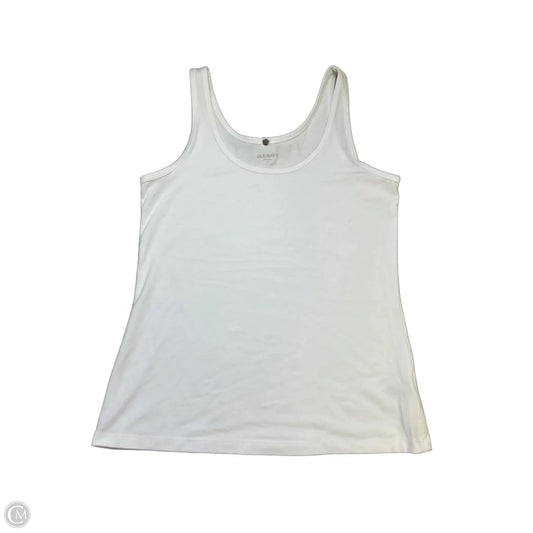 Top Sleeveless Basic By Old Navy In White, Size: M