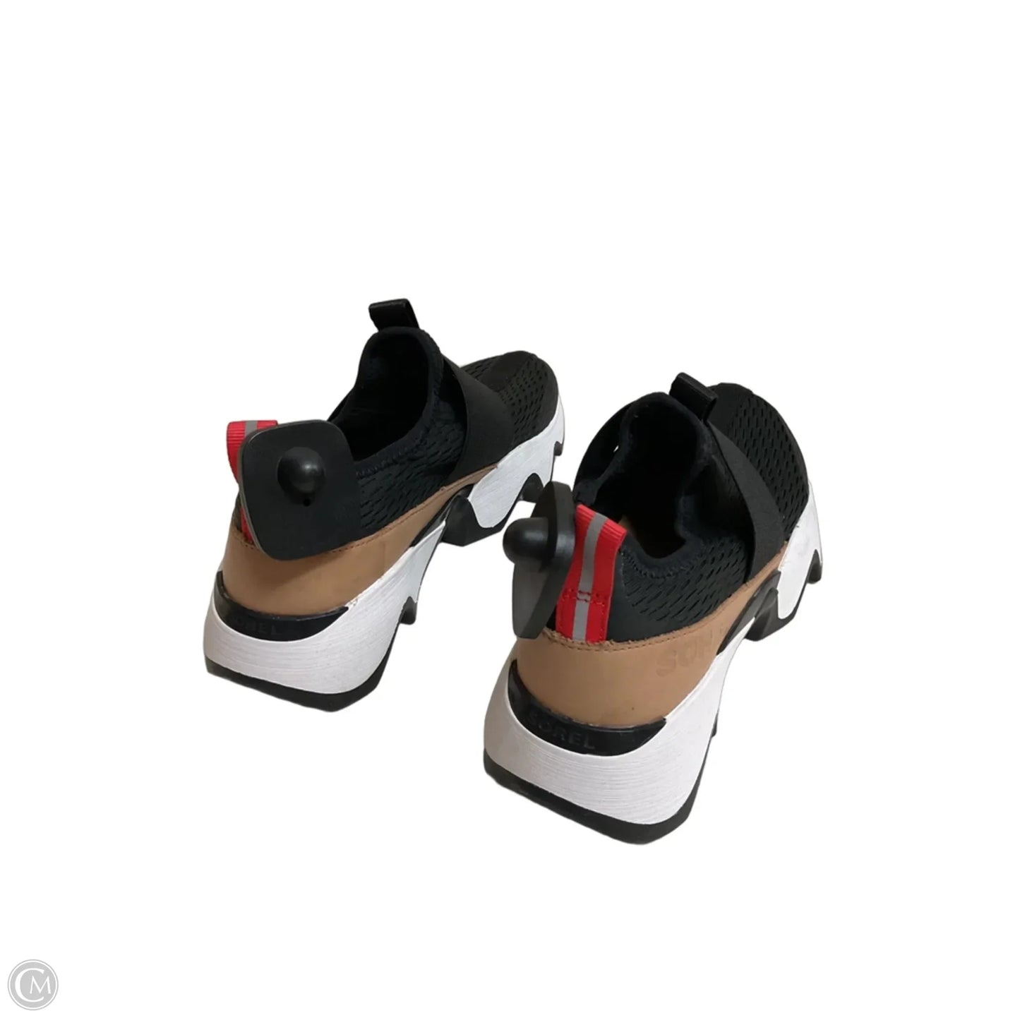 Shoes Athletic By Sorel In Black & White, Size: 7