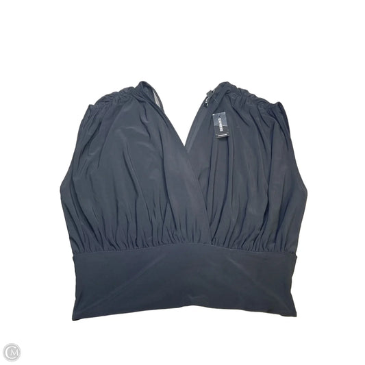 Blouse Sleeveless By Express In Black, Size: Xl
