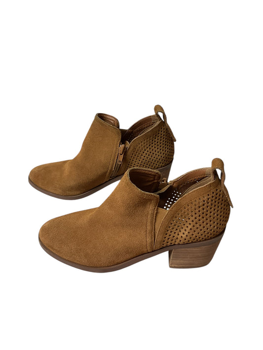 Boots Ankle Heels By Steve Madden In Brown, Size: 6