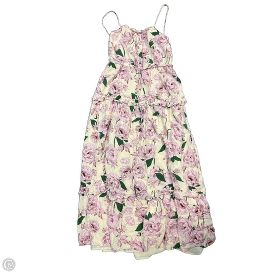 Dress Casual Maxi By Cmc In Floral Print, Size: M