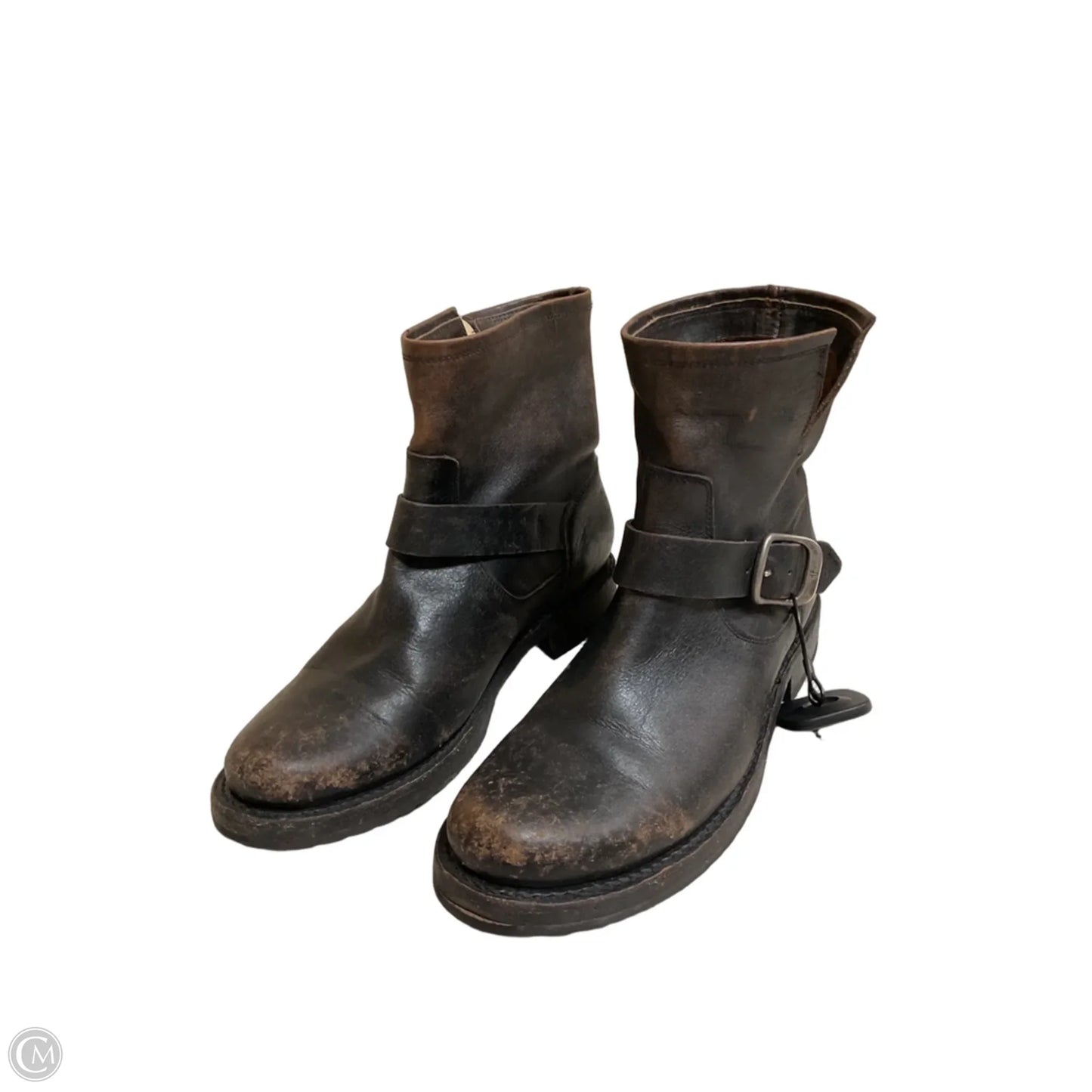 Boots Designer By Frye In Brown, Size: 8.5