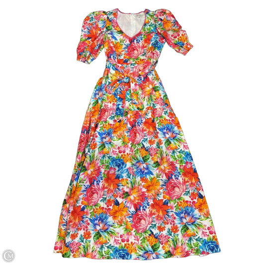 Dress Casual Maxi By Hale Bob In Floral Print, Size: Xs