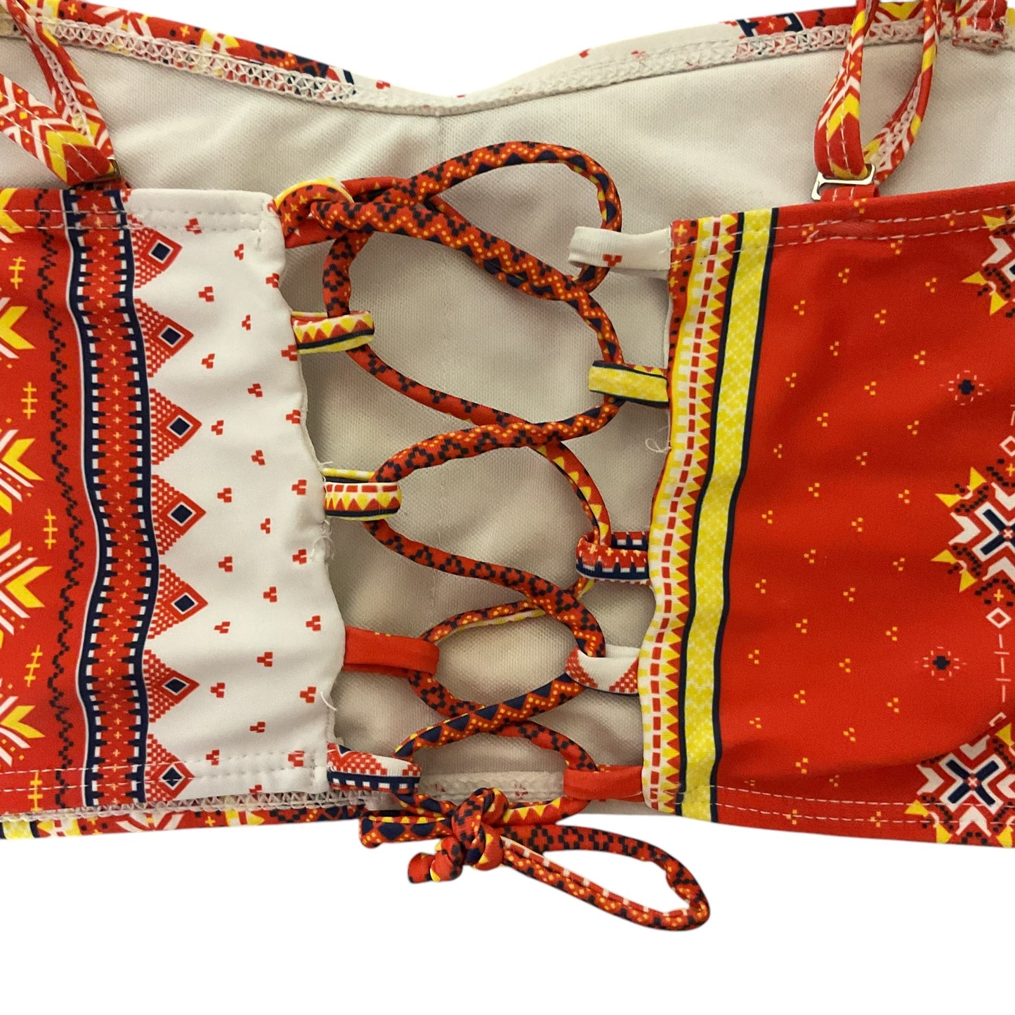 Swimsuit Top By Shein In Orange, Size: Xl