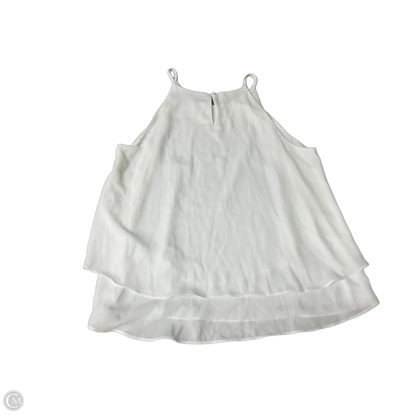 Top Sleeveless By Pink Rose In White, Size: L
