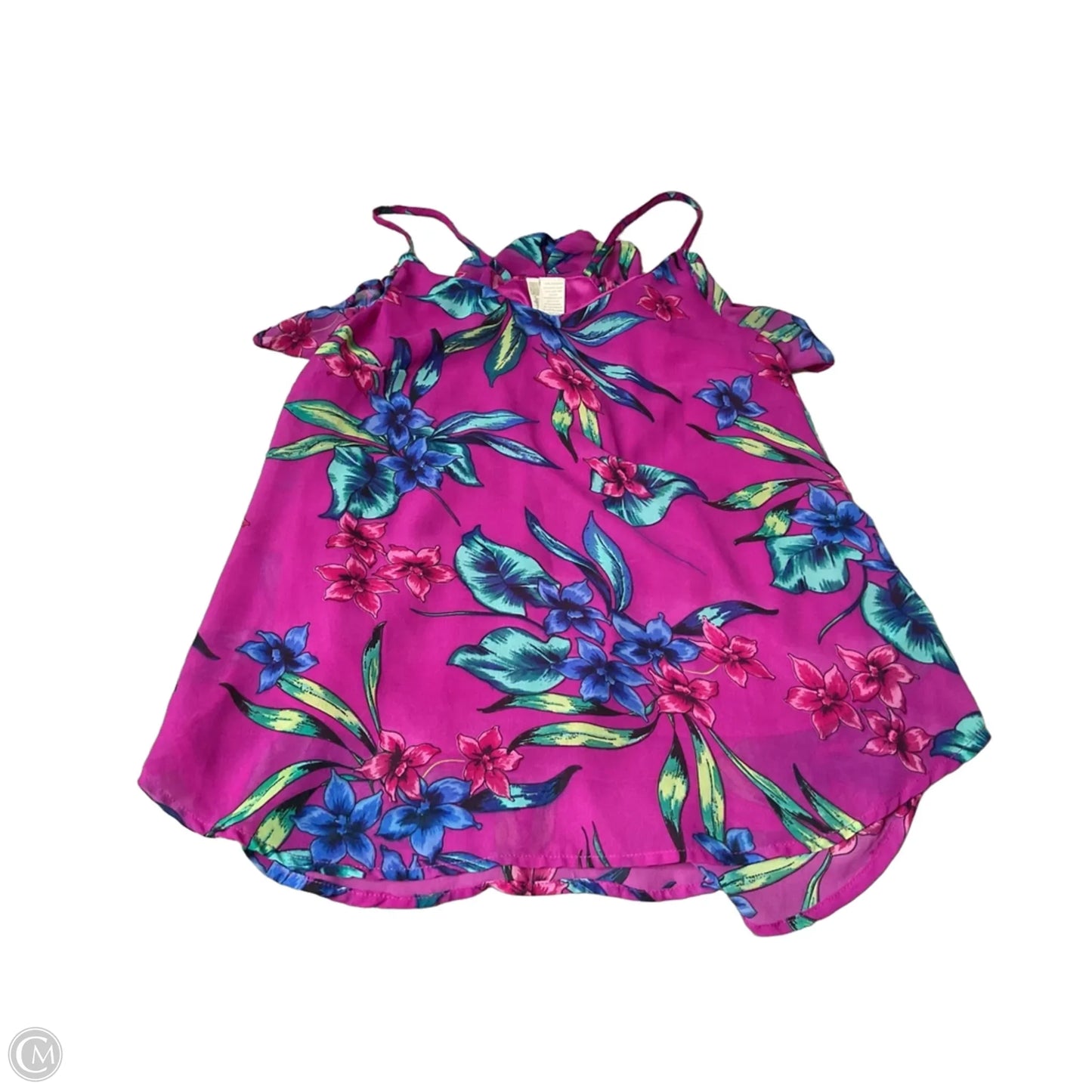 Blouse Sleeveless By Japna In Purple, Size: S