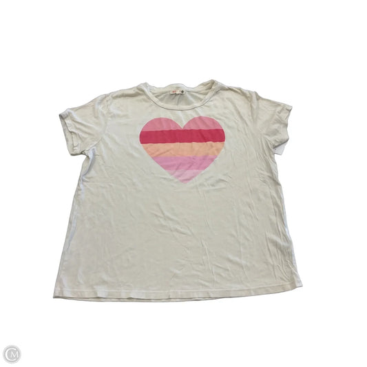 Top Short Sleeve Basic By Sundry In Yellow, Size: S