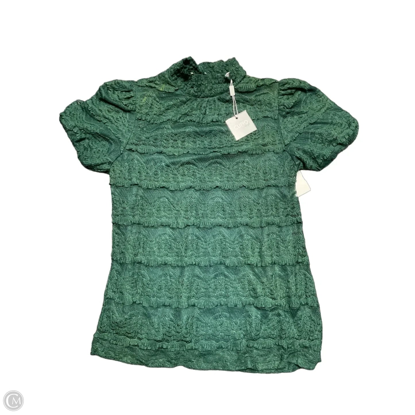 Top Short Sleeve By Cupio In Green, Size: S