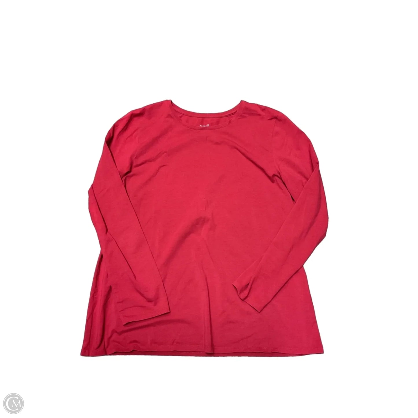 Top Long Sleeve Basic By Pure Jill In Red, Size: Xl