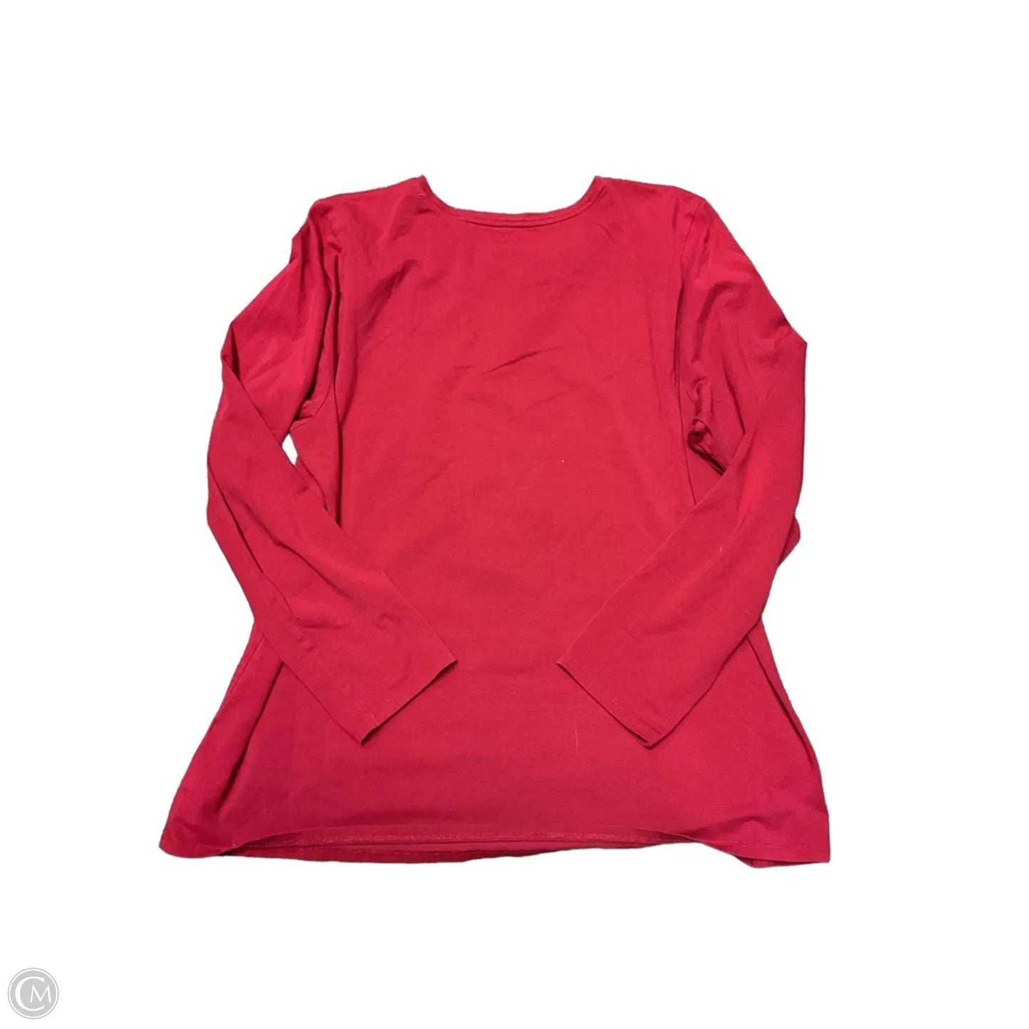 Top Long Sleeve Basic By Pure Jill In Red, Size: Xl