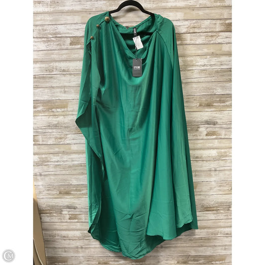 Dress Casual Maxi By Cmc In Green, Size: L