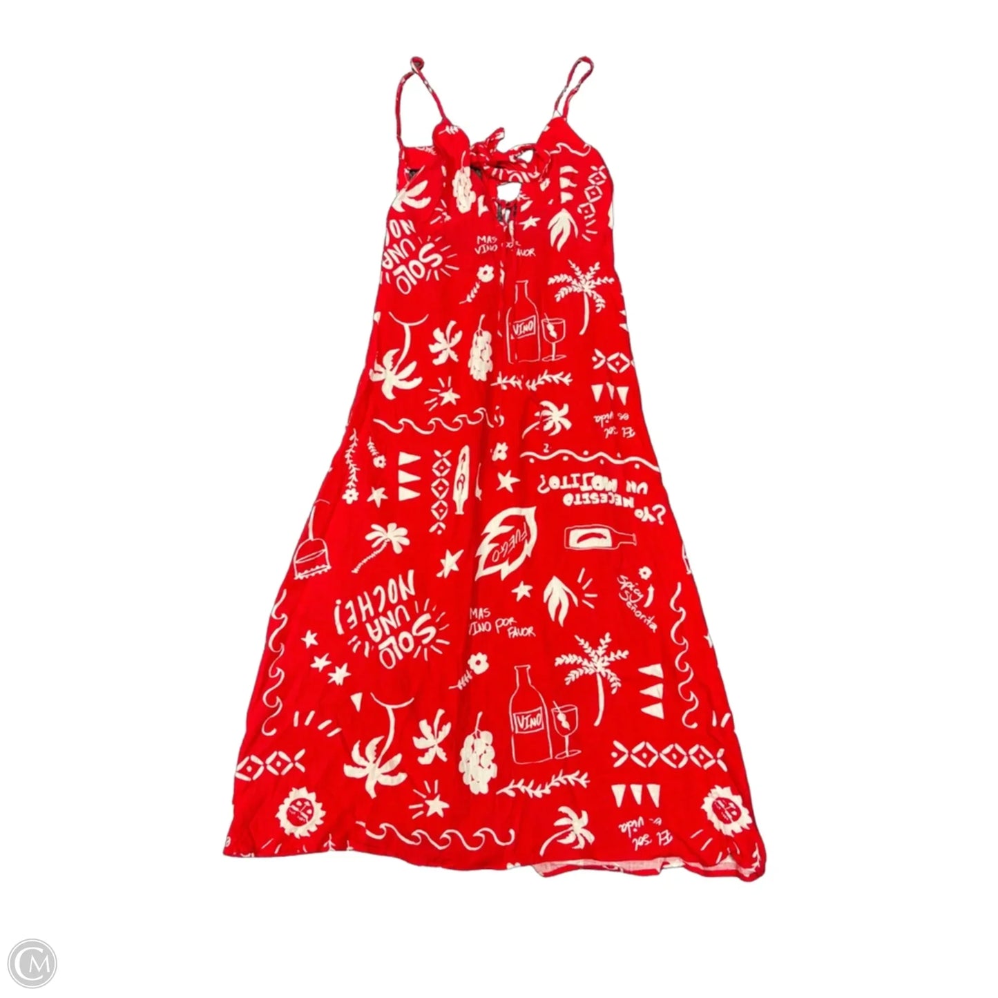 Dress Casual Maxi By Cmc In Red, Size: L