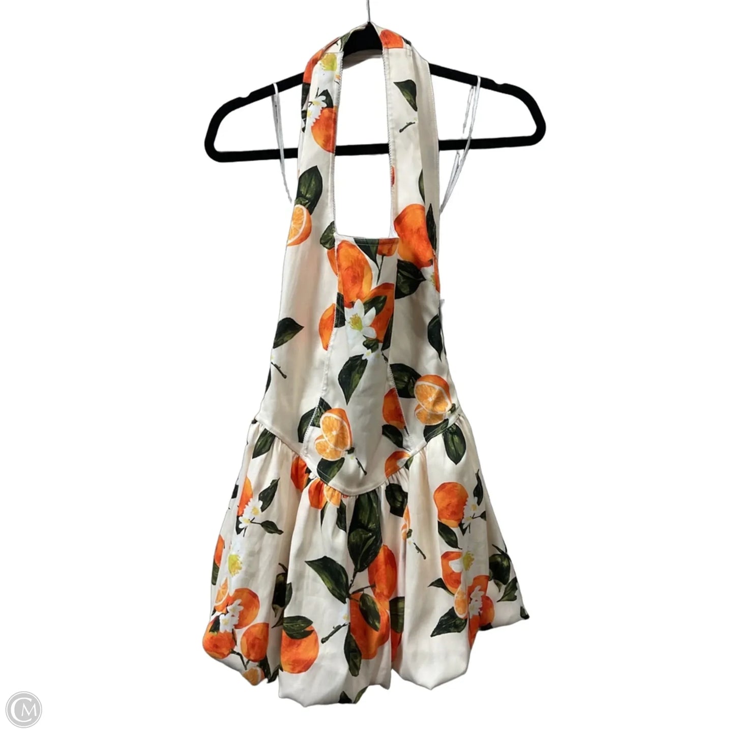 Dress Party Short By Zara In Orange & Tan, Size: S