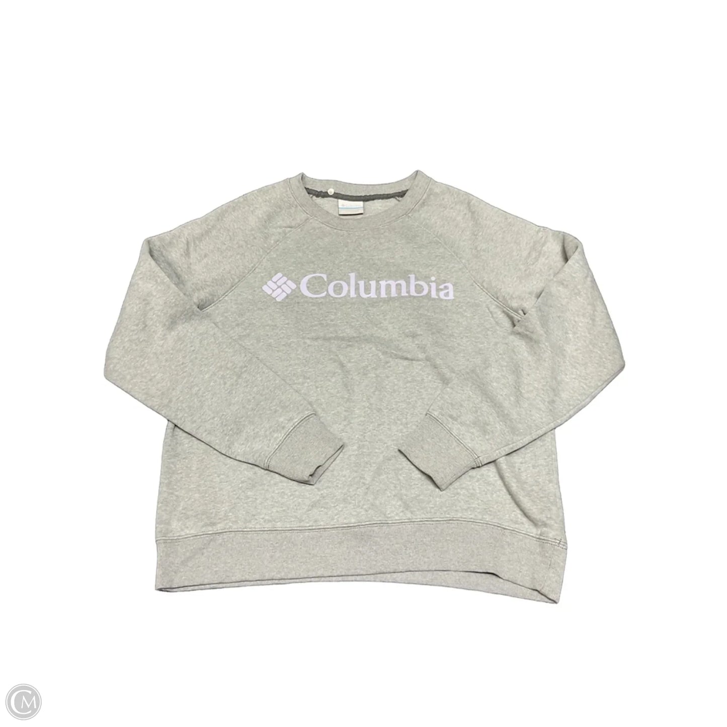Sweatshirt Crewneck By Columbia In Grey, Size: M