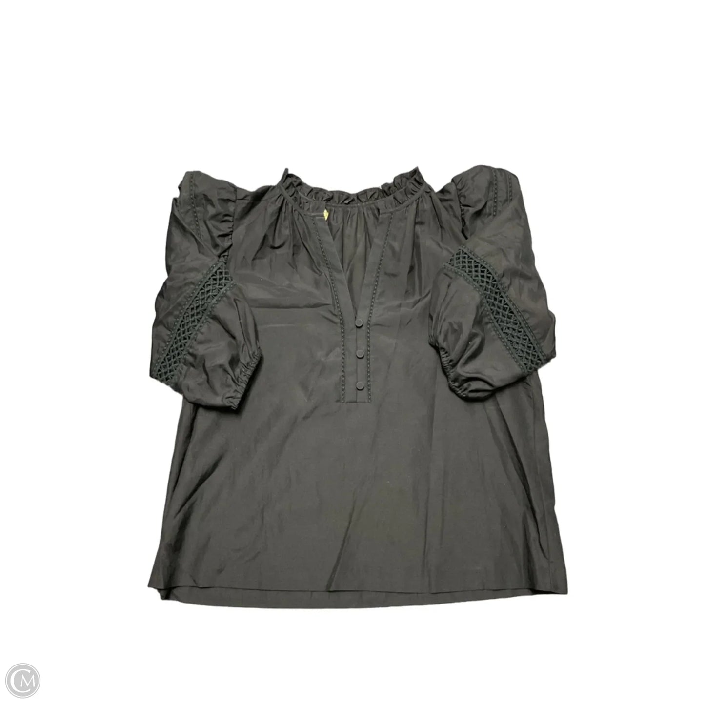 Blouse Short Sleeve By Marie Oliver In Black, Size: S