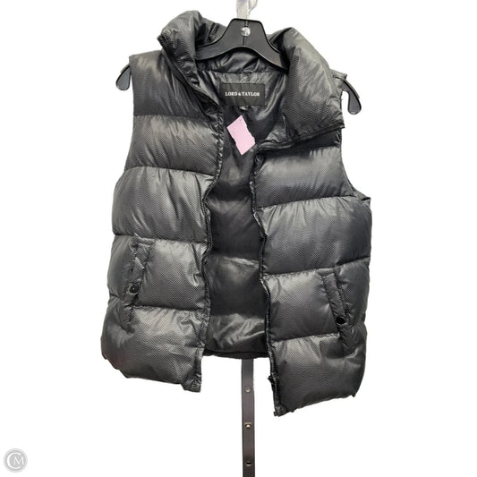 Vest Puffer & Quilted By Lord And Taylor In Grey, Size: S