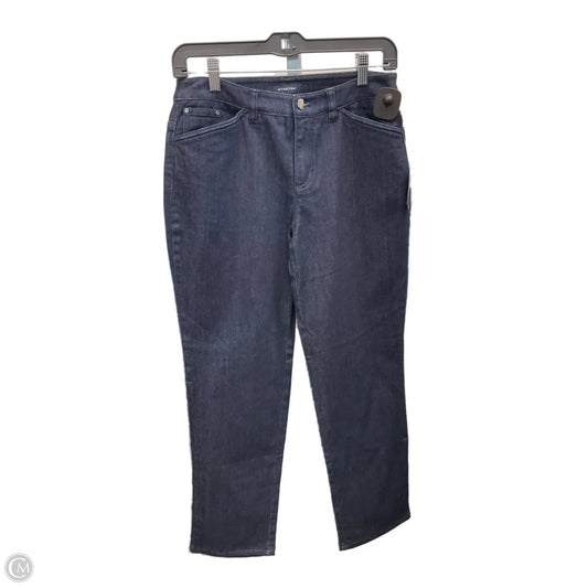 Jeans Boot Cut By Jones New York In Blue Denim, Size: 4p