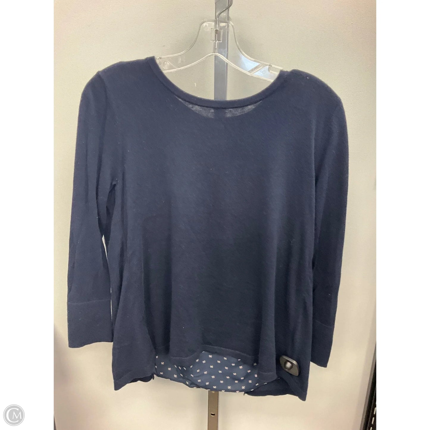 Top Long Sleeve By Loft In Blue, Size: Xs