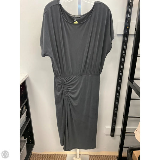 Dress Casual Midi By White House Black Market In Black, Size: M