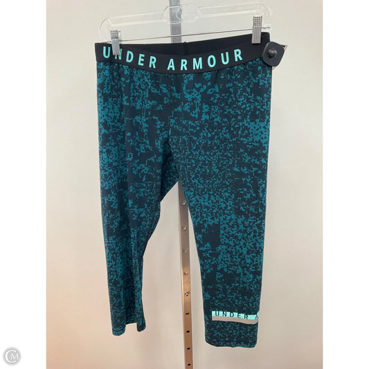 Athletic Leggings By Under Armour In Blue, Size: L