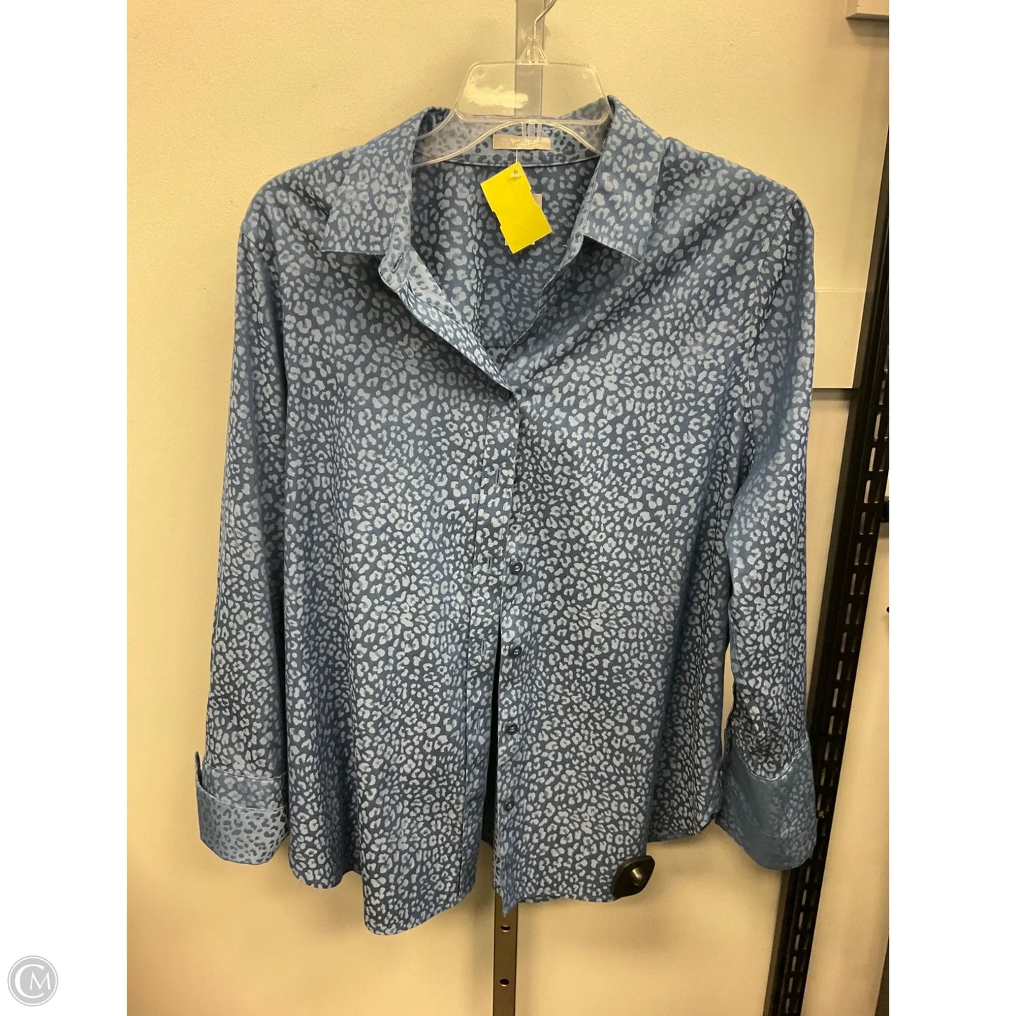 Top Long Sleeve By Chicos In Animal Print, Size: L