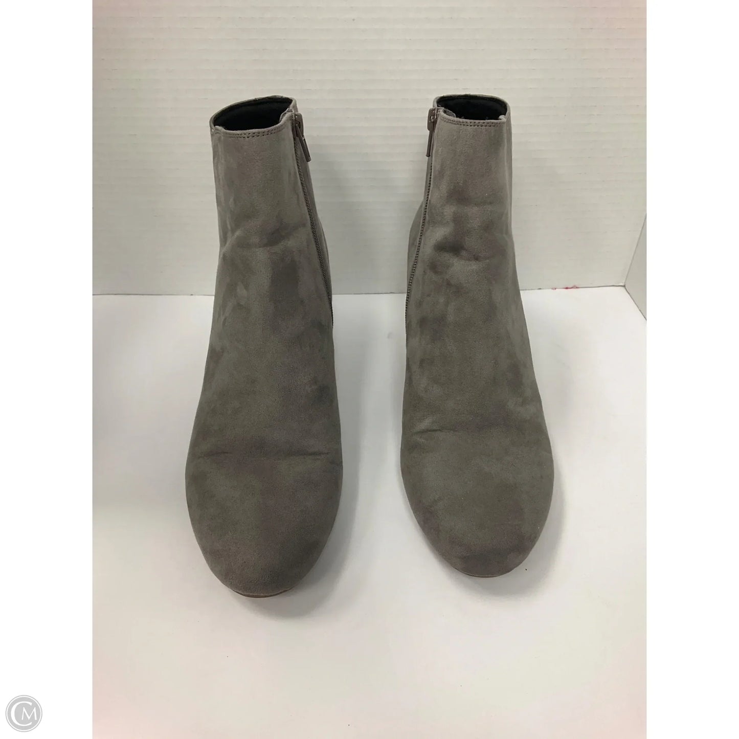 Boots Ankle Heels By Naturalizer In Grey, Size: 11