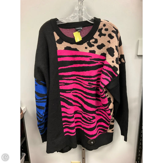 Sweater By Torrid In Animal Print, Size: 2x