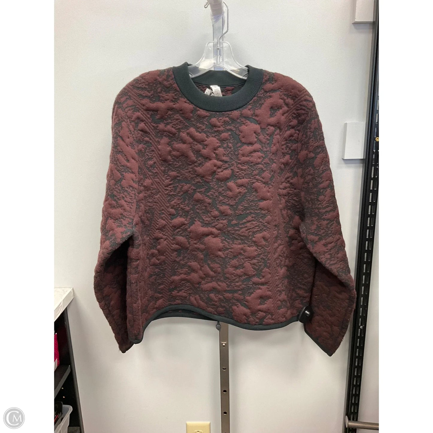 Athletic Sweatshirt Crewneck By Lululemon In Brown, Size: 10