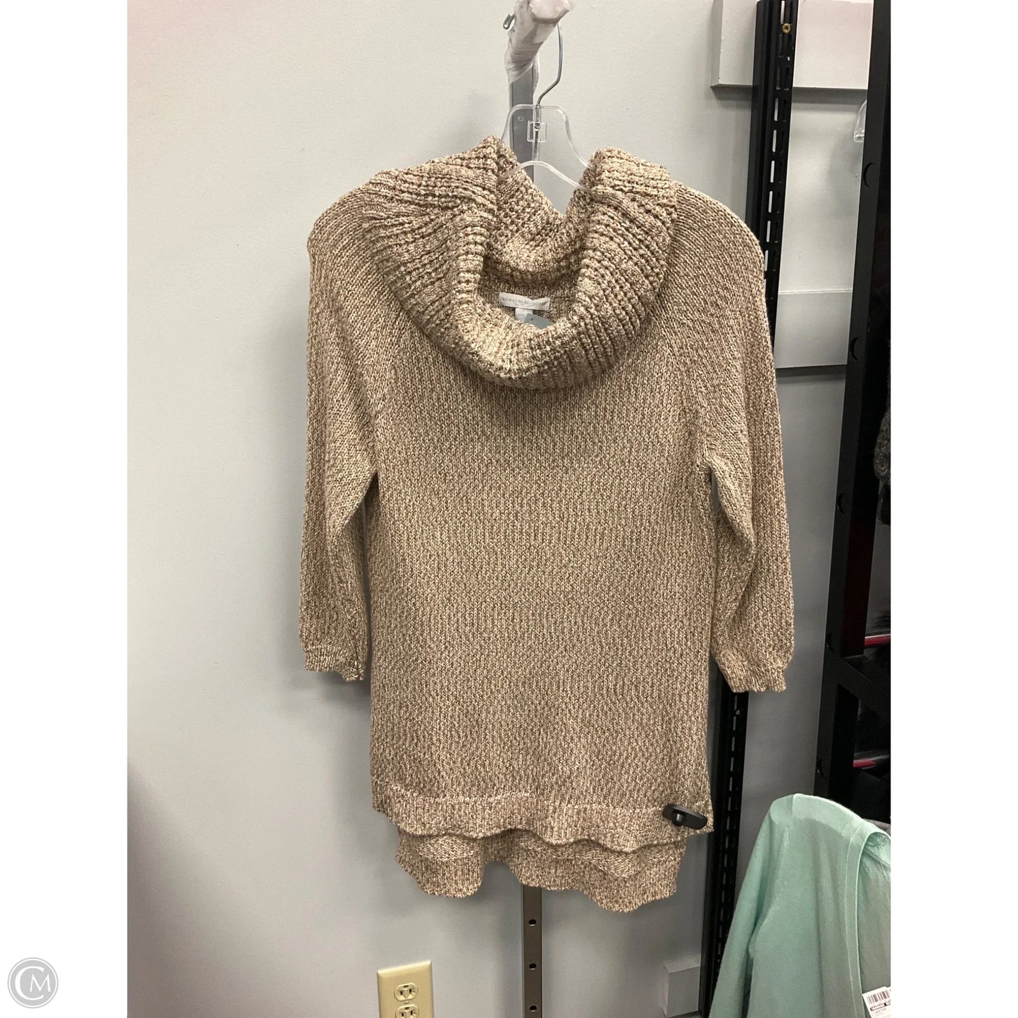Sweater By New York And Co In Gold & Tan, Size: M