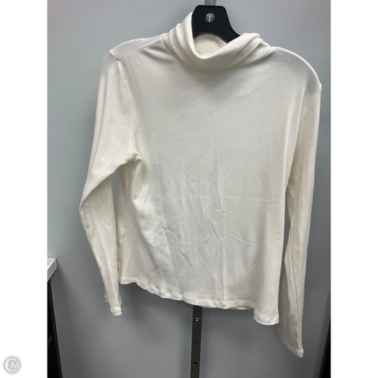 Top Long Sleeve Basic By Old Navy In Cream, Size: L