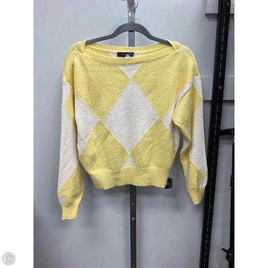 Sweater By Ann Taylor In Yellow, Size: Xs