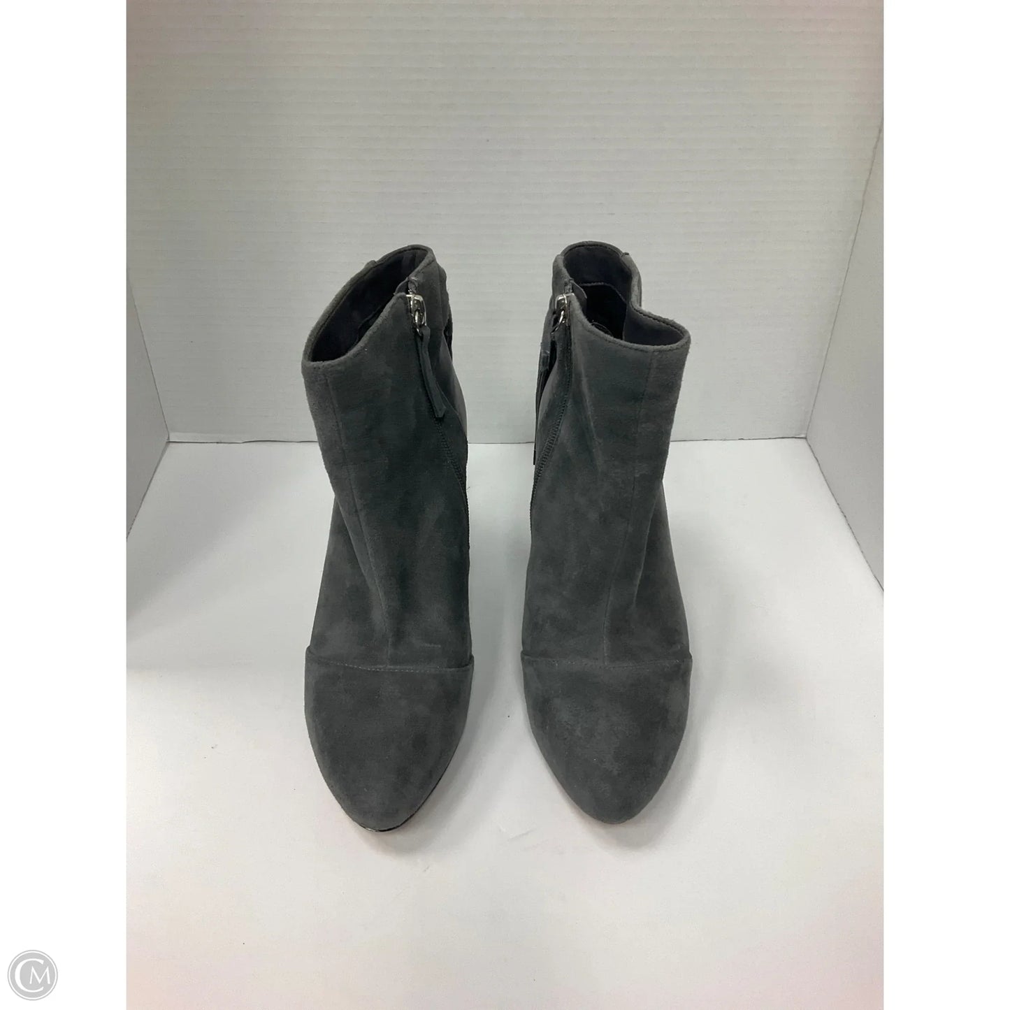 Boots Ankle Heels By White House Black Market In Grey, Size: 8
