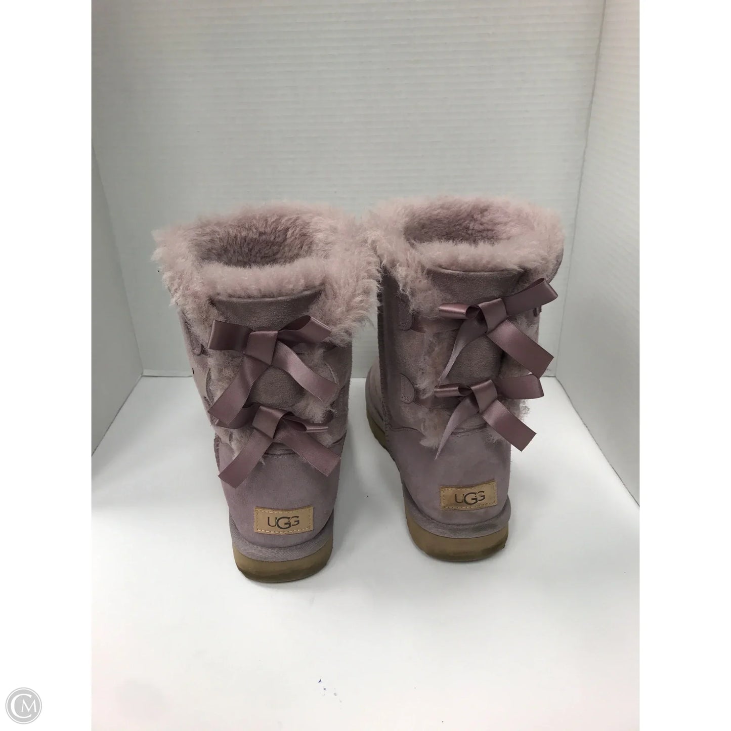 Boots Designer By Ugg In Purple, Size: 9