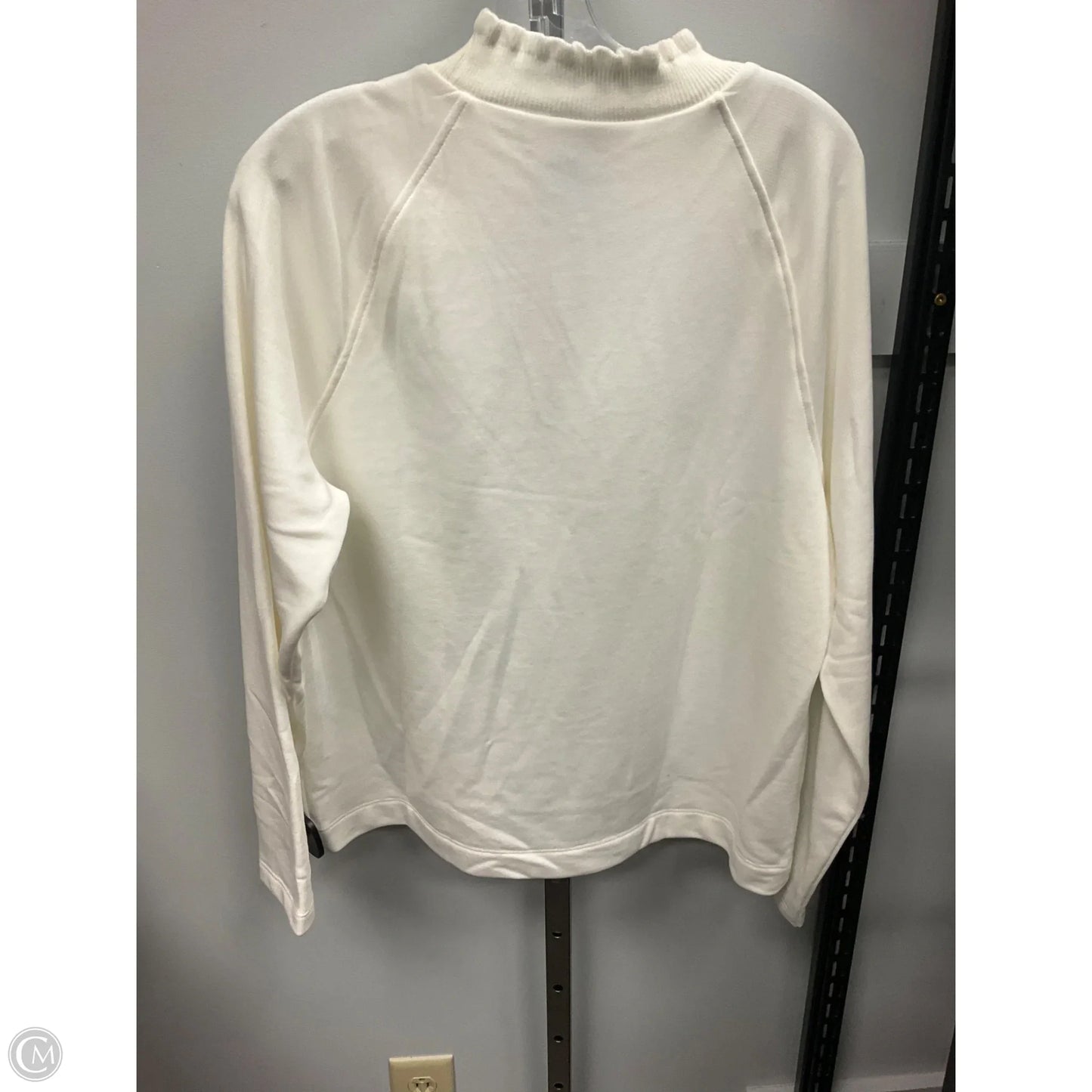 Top Long Sleeve By Loft In Cream, Size: L
