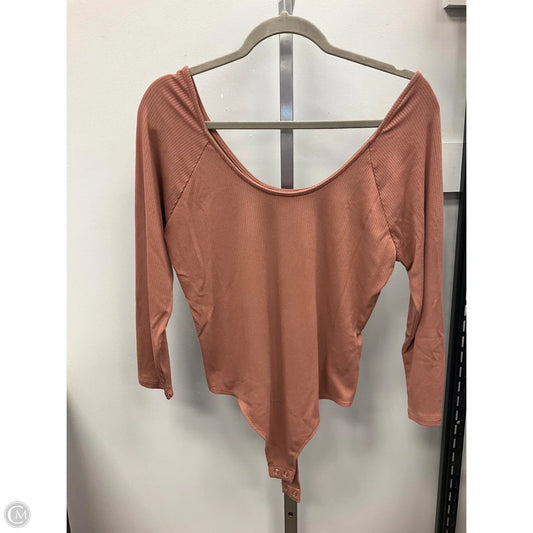 Bodysuit By Banana Republic In Tan, Size: L