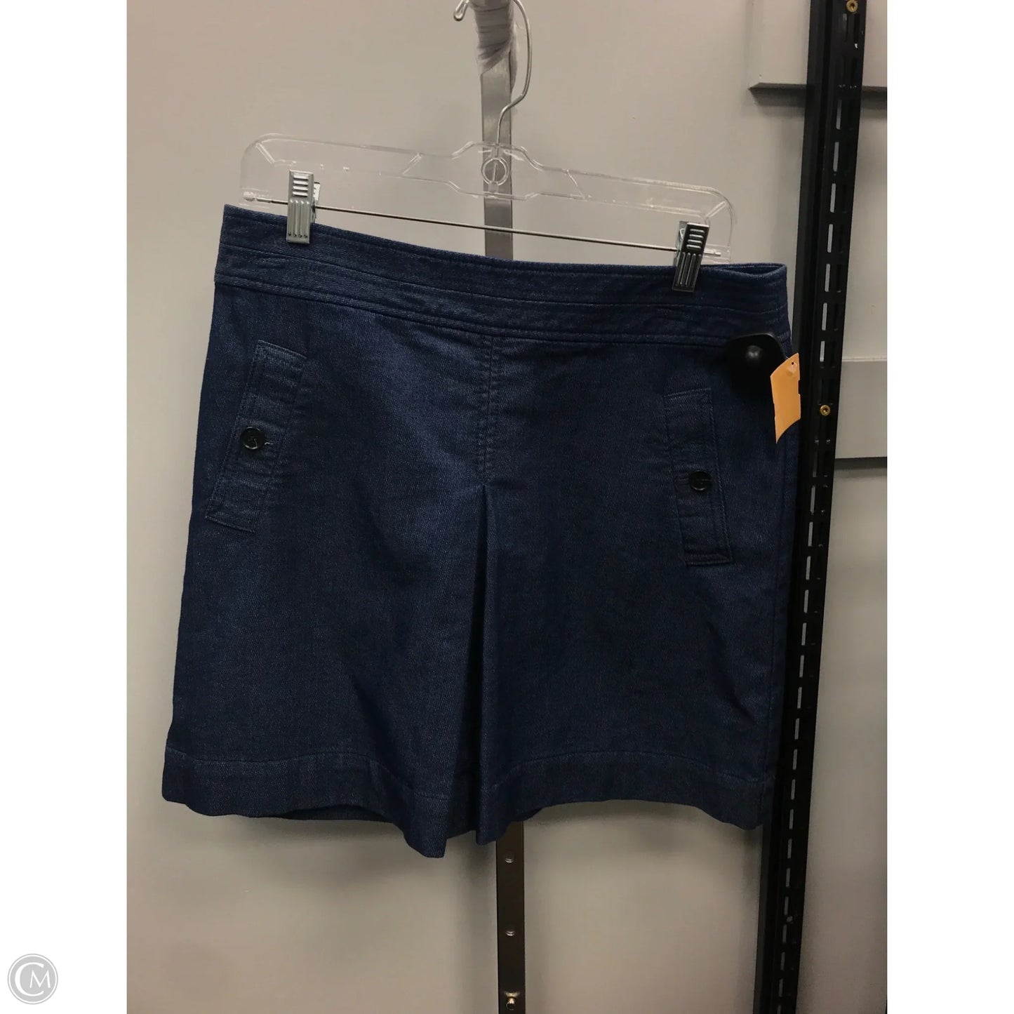 Skirt Mini & Short By Loft In Blue Denim, Size: 10