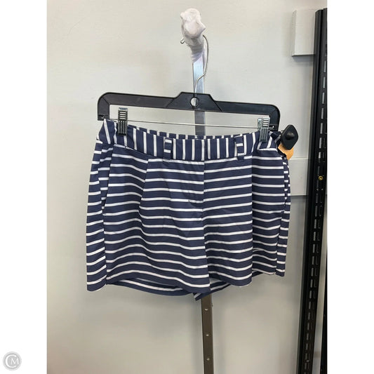 Athletic Shorts By Nike Apparel In Blue & Cream, Size: 4