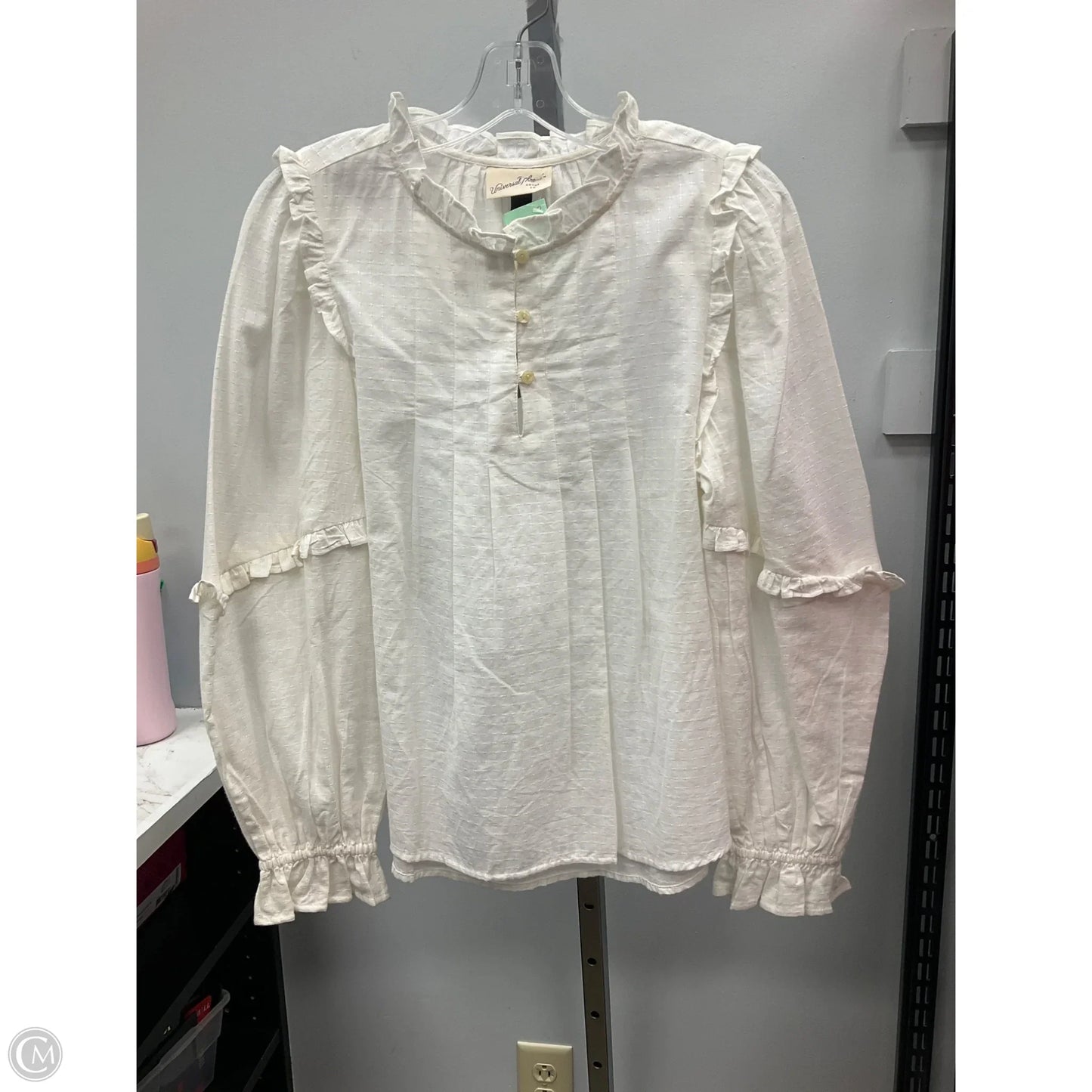 Top Long Sleeve By Universal Thread In Cream, Size: Xs