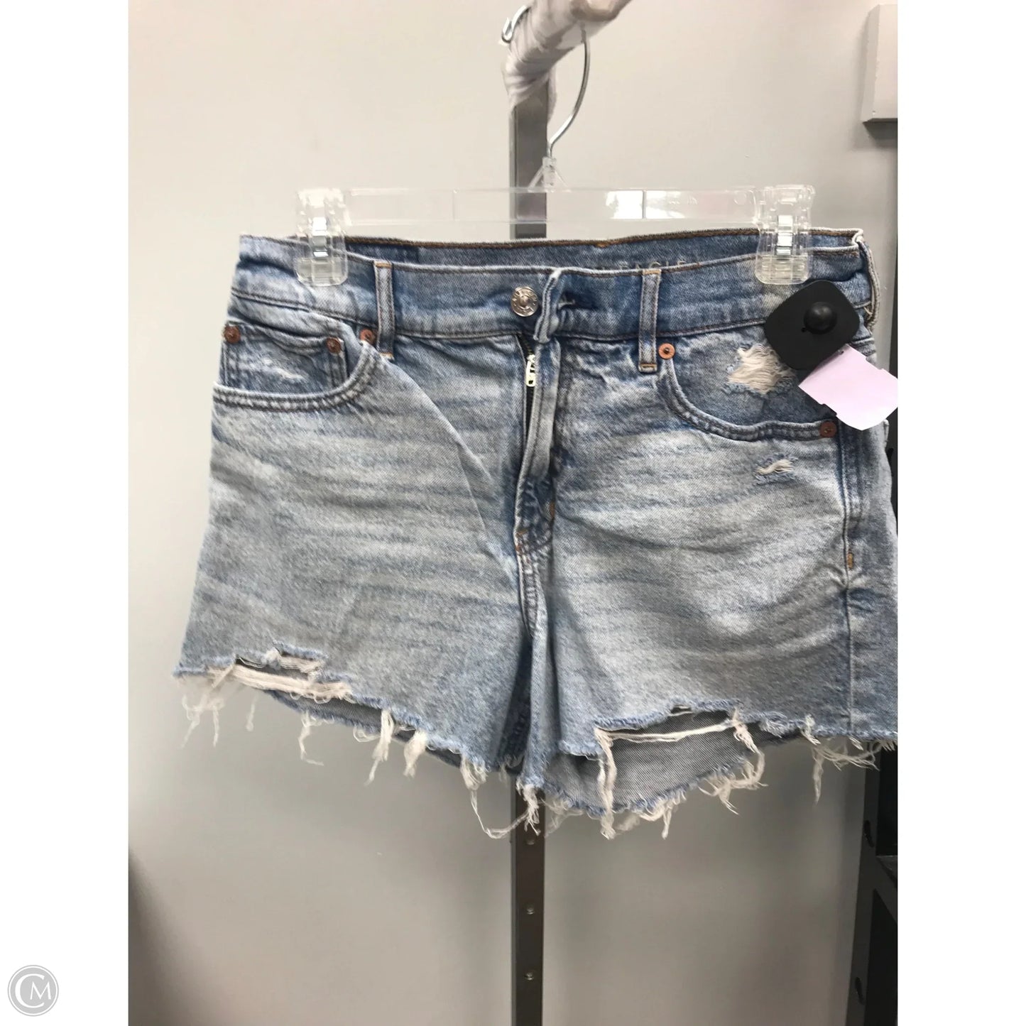 Shorts By American Eagle In Blue Denim, Size: 6