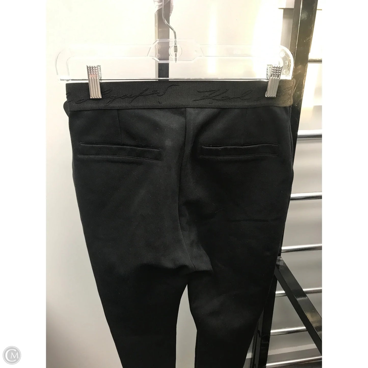 Pants Designer By Karl Lagerfeld In Black, Size: S