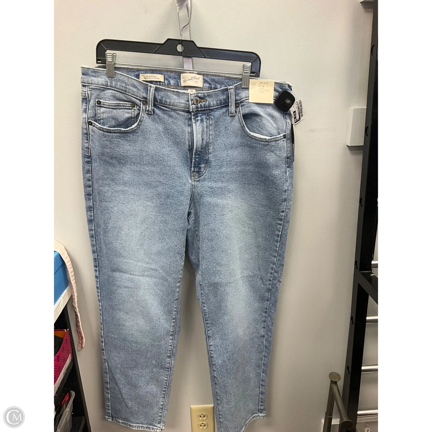 Jeans Wide Leg By Universal Thread In Blue Denim, Size: 16