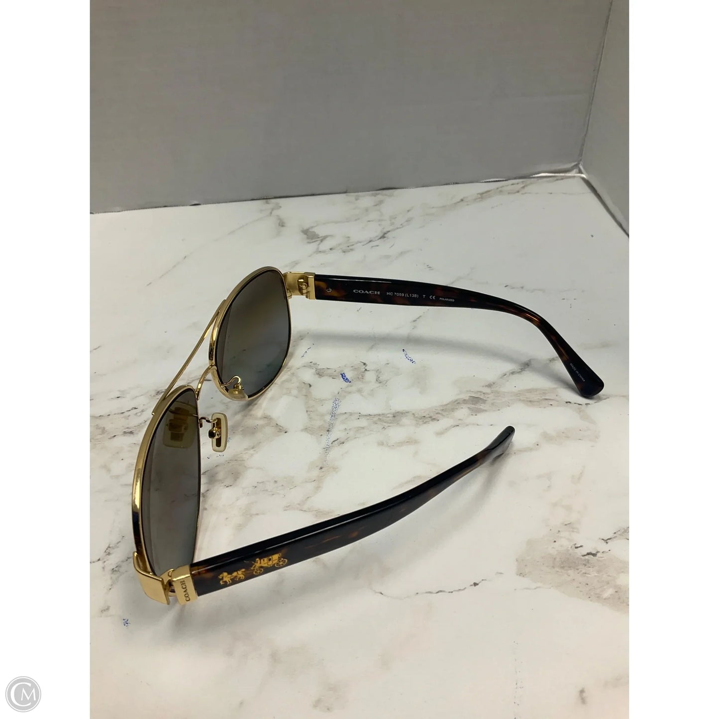 Sunglasses Designer By Coach, Size: Medium