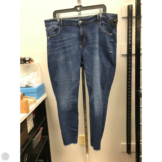 Jeans Straight By Old Navy In Blue Denim, Size: 18