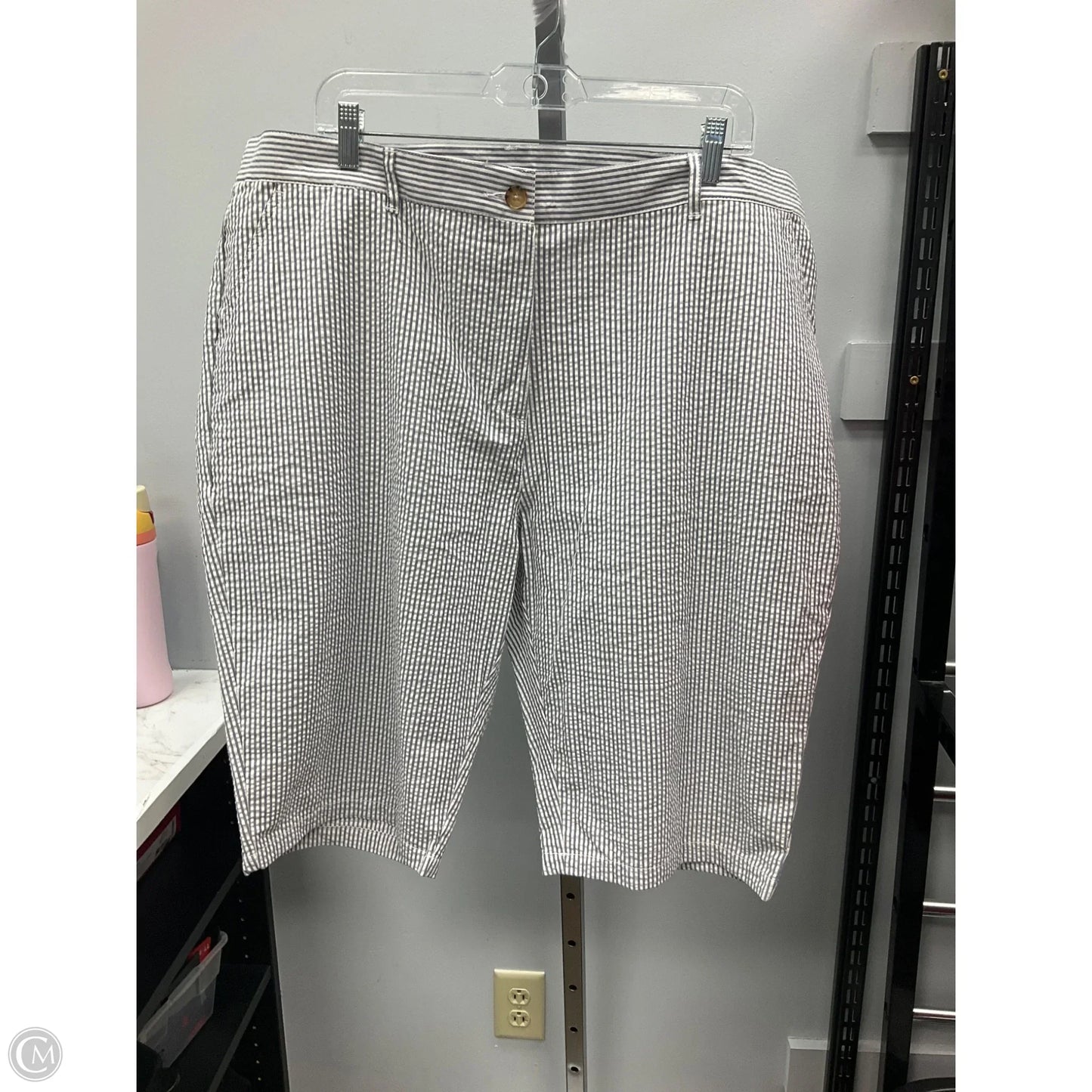 Shorts By Clothes Mentor In Striped Pattern, Size: 20