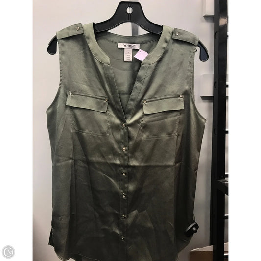 Top Sleeveless By White House Black Market In Green, Size: S