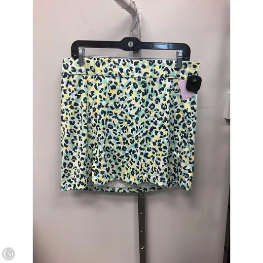 Athletic Skort By Cme In Animal Print, Size: L