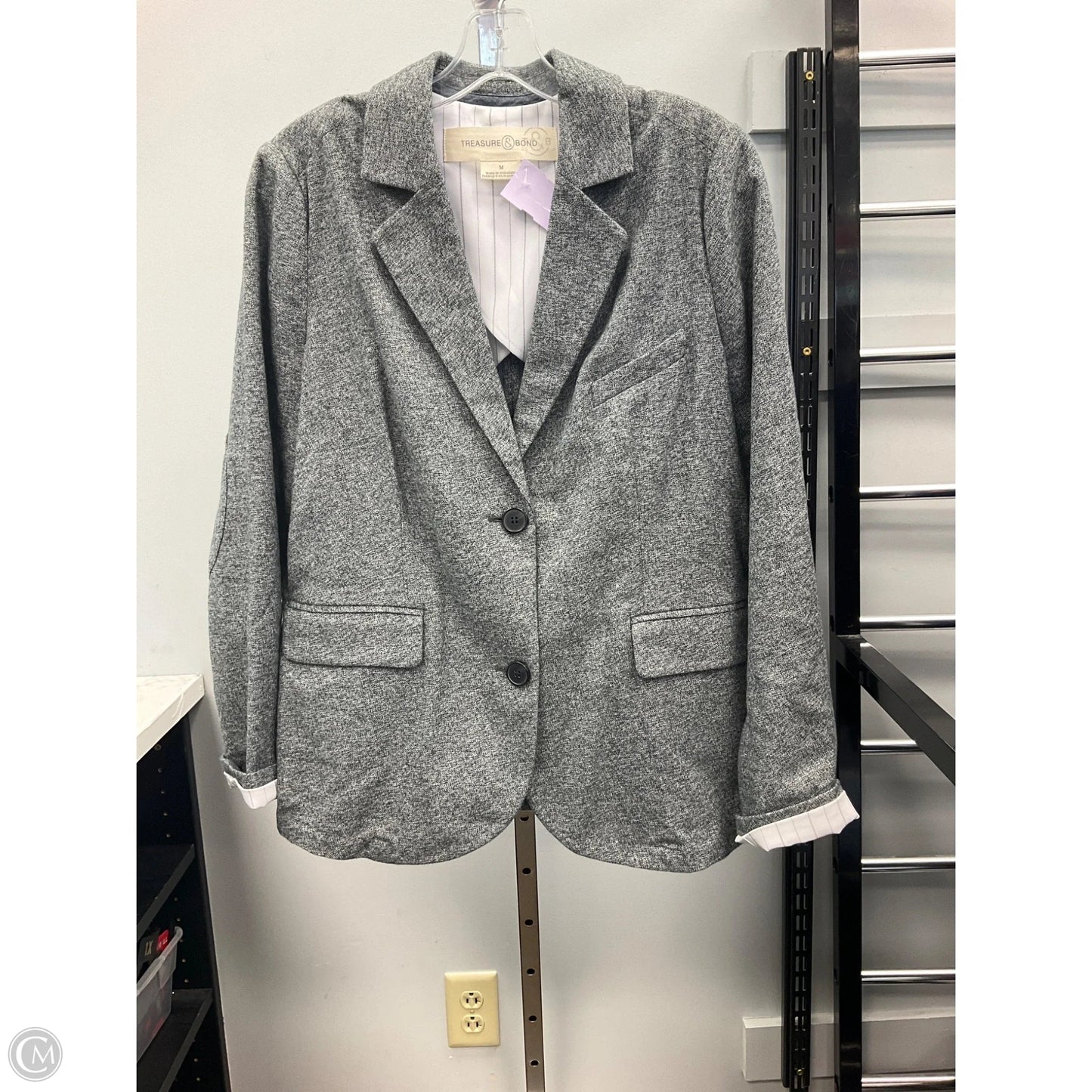 Blazer By Treasure And Bond In Grey, Size: M